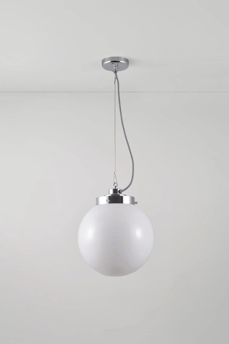 Medium Globe Pendant - Original BTC Pendants - Brass - Anthracite - HORNE