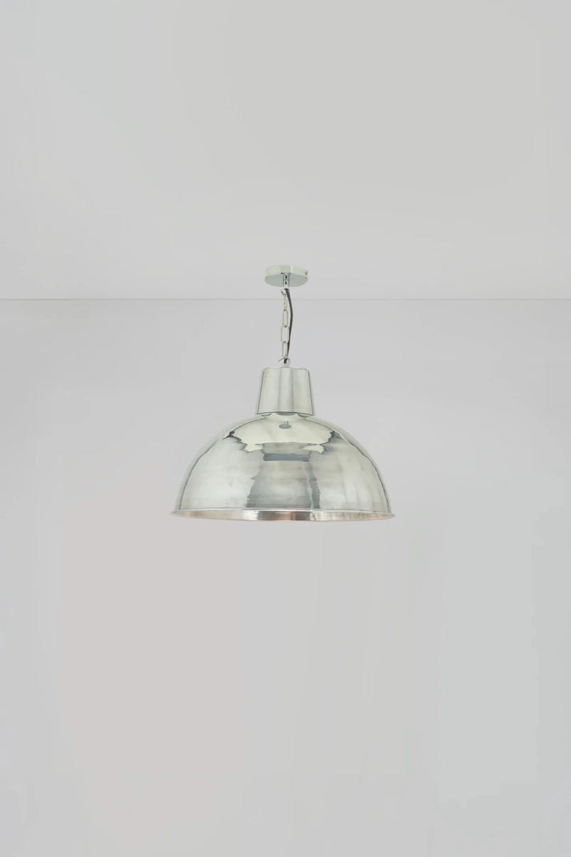 Medium Spun Reflector - Davey Lighting Pendants - Weathered Copper - Polished Copper - HORNE