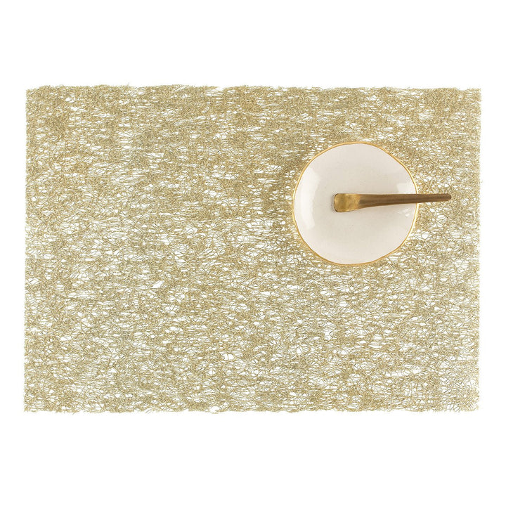 Metallic Lace Placemat in Gold