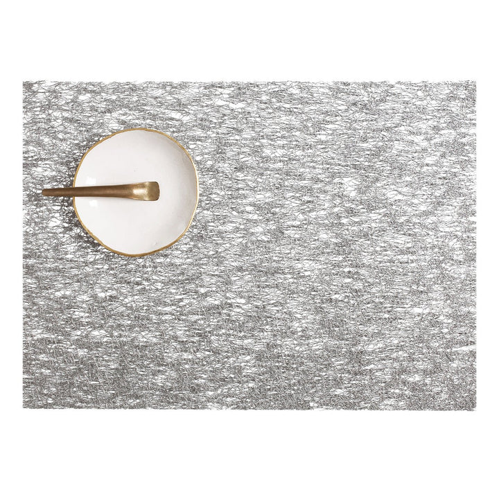 Metallic Lace Placemat in Silver