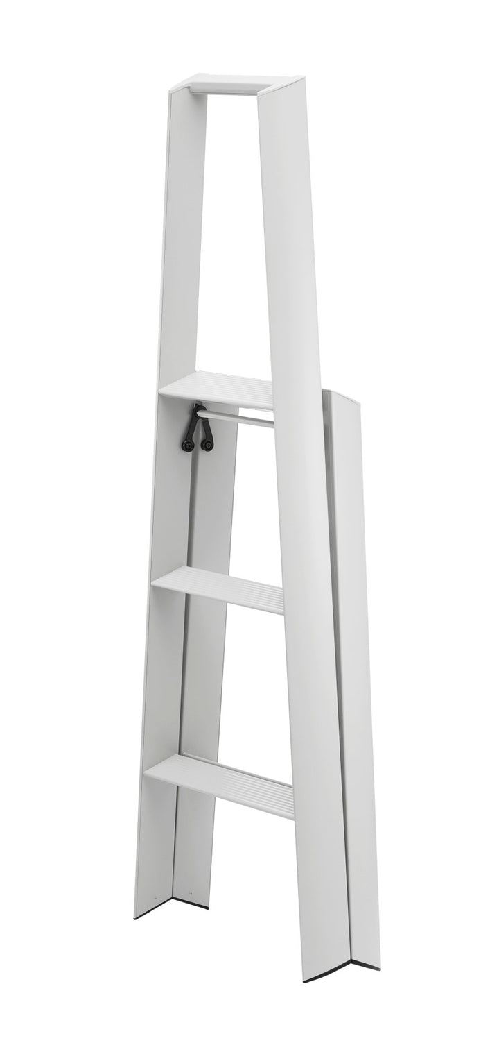 Metaphys Lucano Stepstool 3 - Step - Hasegawa USA Inc - Ladder + Step Stool - Crystal Gray - HORNE