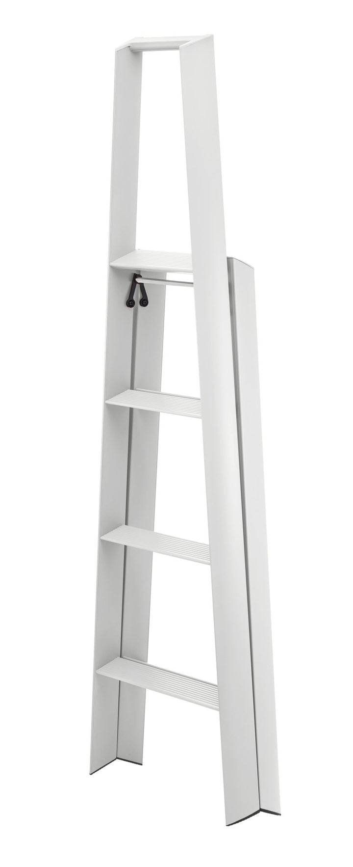 Metaphys Lucano Stepstool 4 - Step - Hasegawa USA Inc - Ladder + Step Stool - Crystal Gray - HORNE