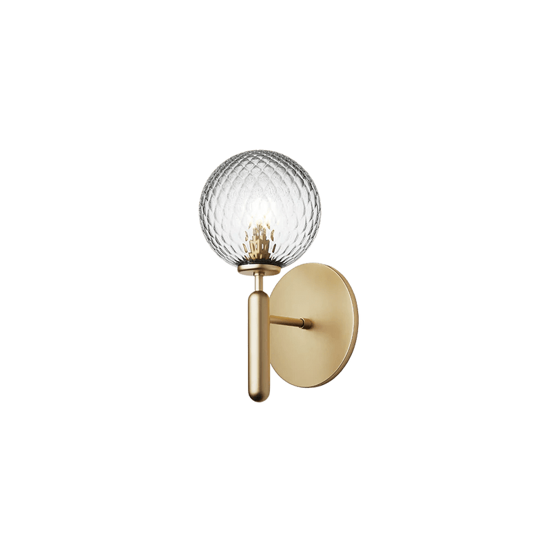 Miira Wall Sconce - Nuura - Wall Sconces - Rock Grey/Optic Clear - HORNE