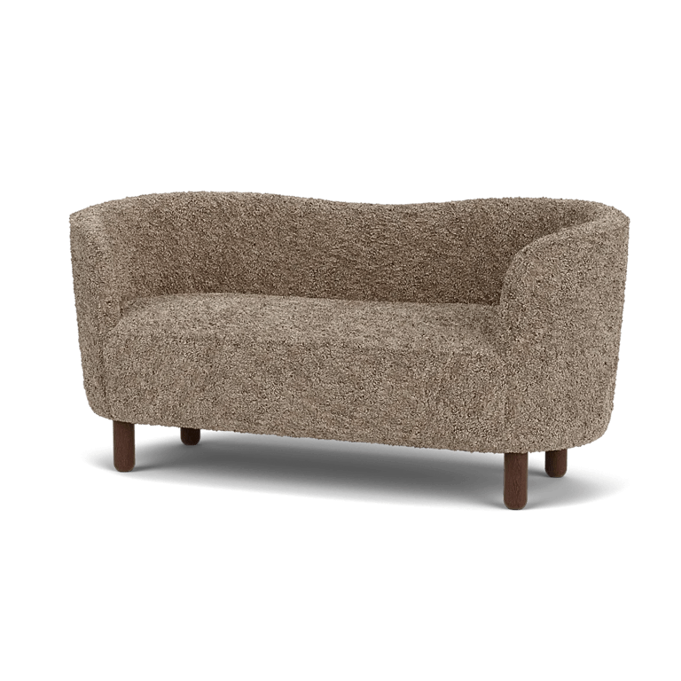 Mingle Sofa - Sheepskin - Audo Copenhagen Sofas - Smoked Oak - Honey - HORNE