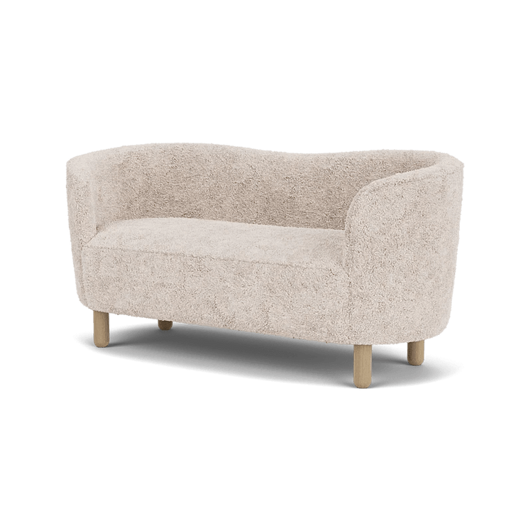 Mingle Sofa - Sheepskin - Audo Copenhagen Sofas - Natural Oak - Moonlight - HORNE