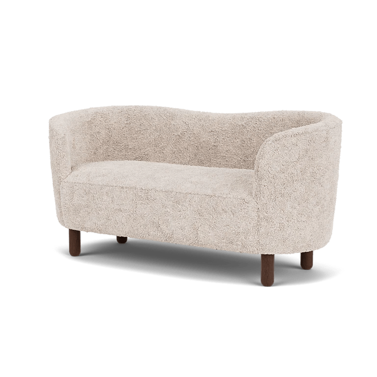 Mingle Sofa - Sheepskin - Audo Copenhagen Sofas - Smoked Oak - Honey - HORNE