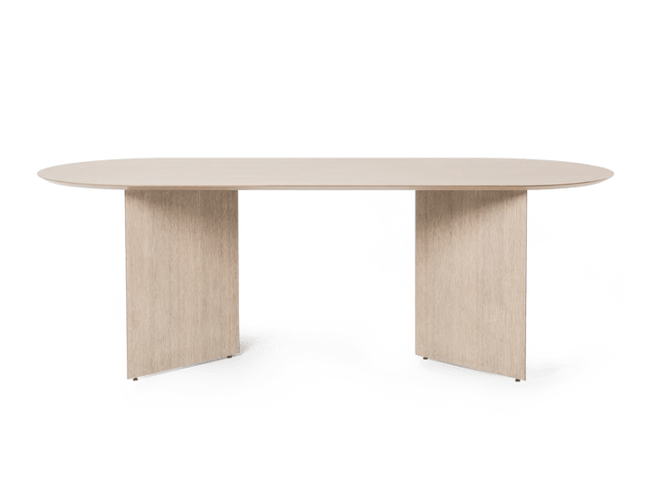 Mingle Table Top - Oval - Ferm Living Tables + Desks - Natural Oak Veneer - HORNE