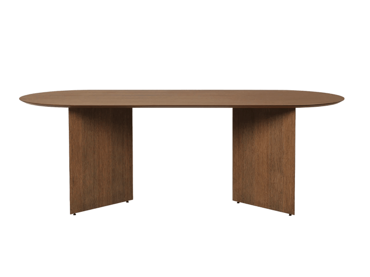 Mingle Table Top - Oval - Ferm Living Tables + Desks - Walnut Veneer - HORNE