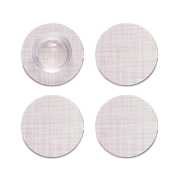 Mini Basketweave Coasters in Blush