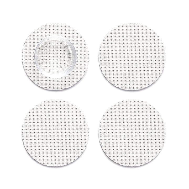 Mini Basketweave Coasters in Sandstone