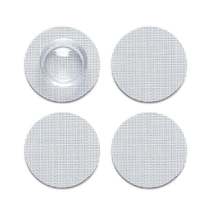 Mini Basketweave Coasters in Sky