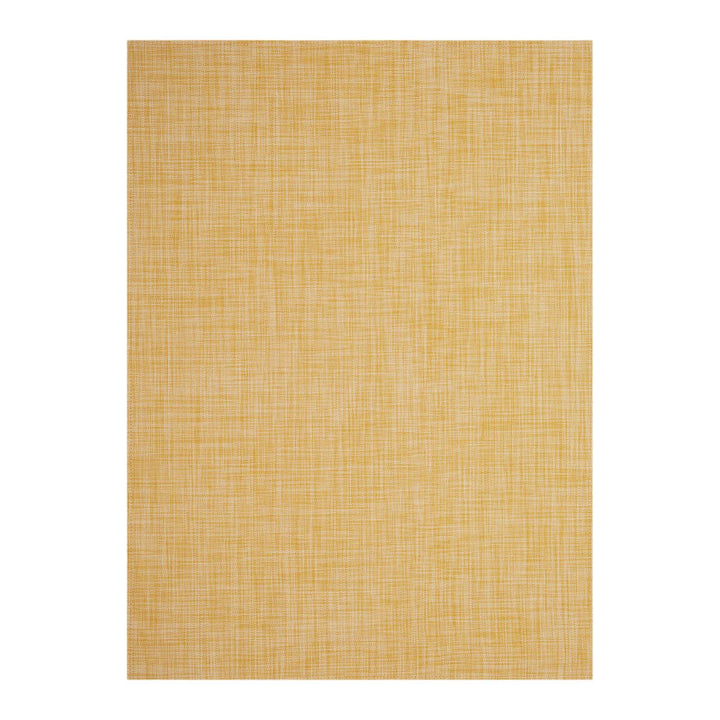 Mini Basketweave Floor Mat - Chilewich Rugs - Ochre - Small - HORNE