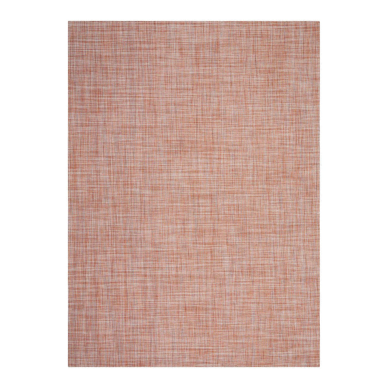 Mini Basketweave Floor Mat - Chilewich Rugs - Scarlet - Small - HORNE