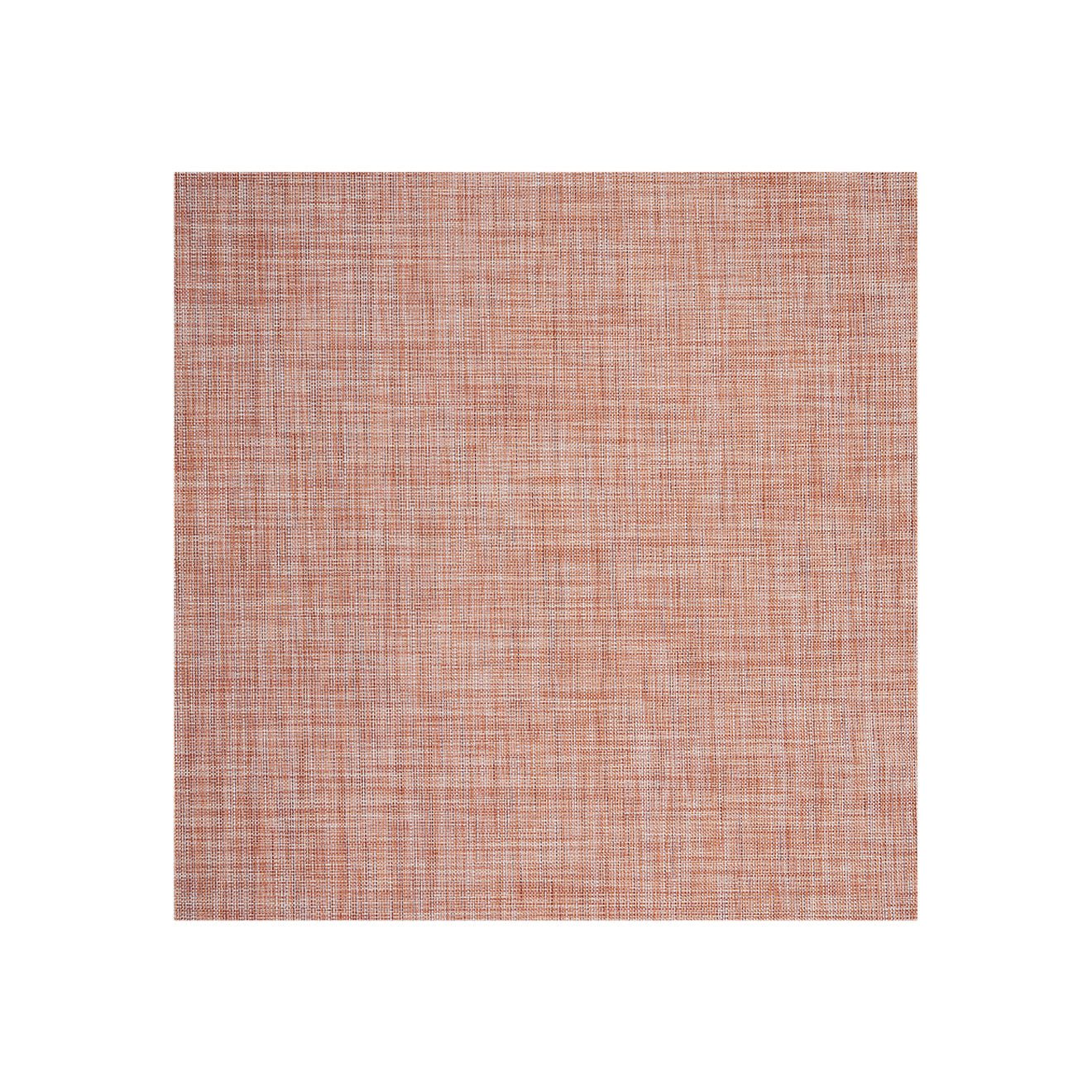 Mini Basketweave Floor Mat in Scarlet