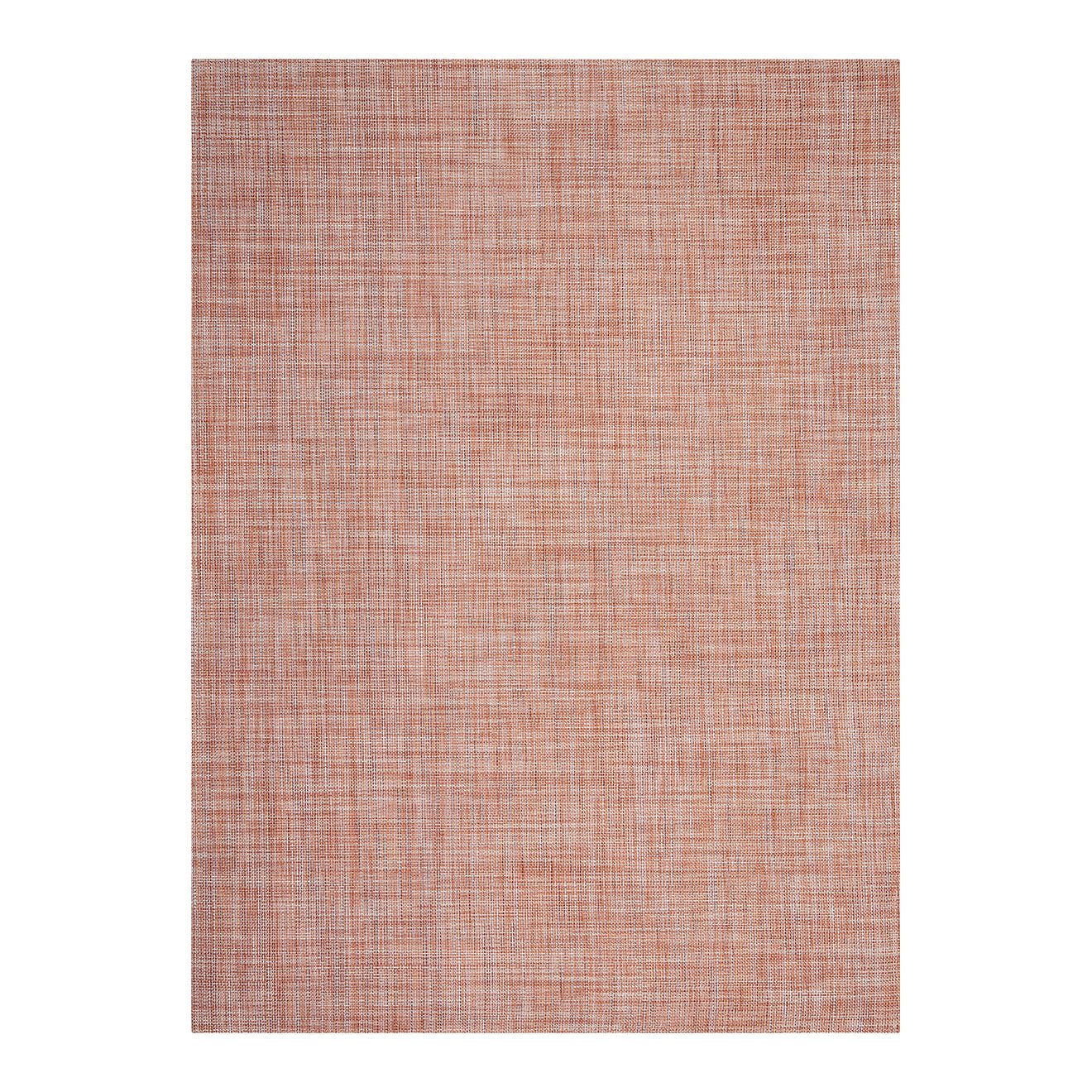 Mini Basketweave Floor Mat in Scarlet