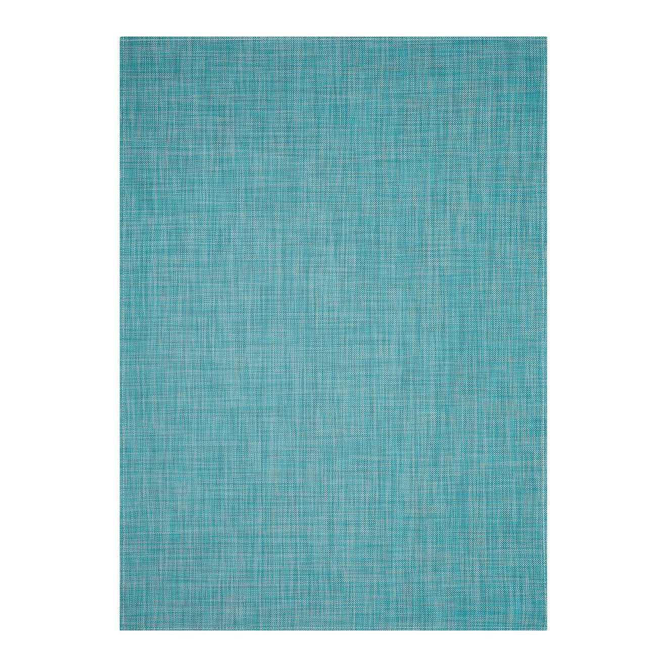 Mini Basketweave Floor Mat in Scarlet