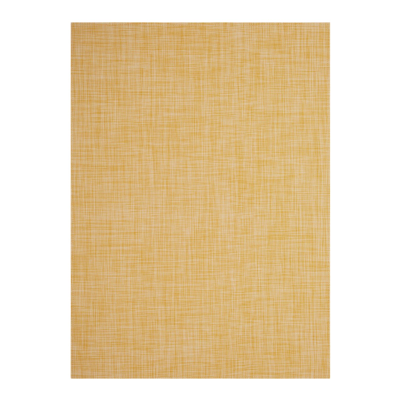 Mini Basketweave Floor Mat in Scarlet