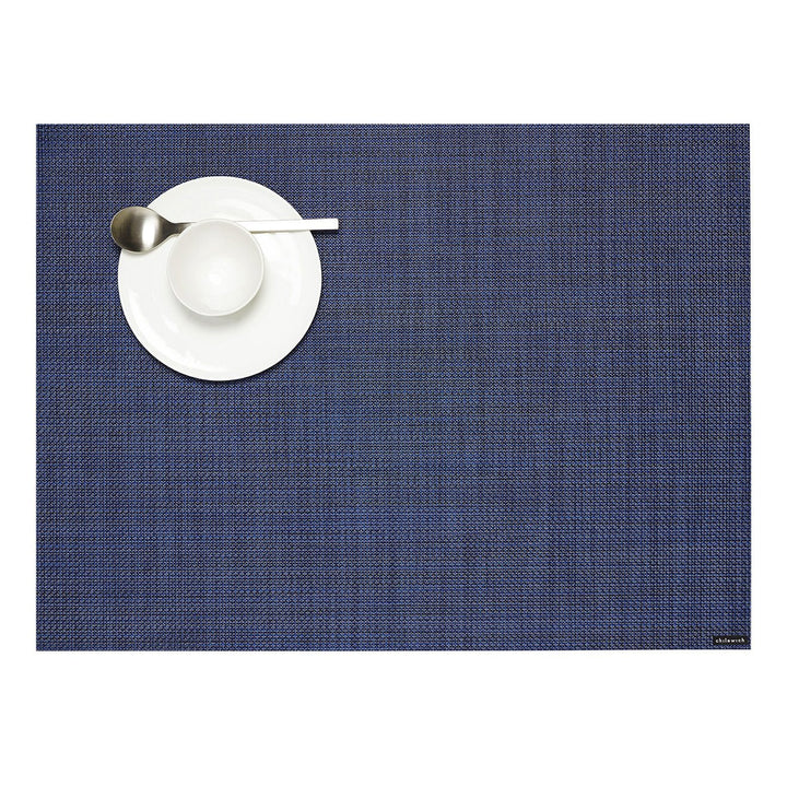Mini Basketweave Placemat in Indigo