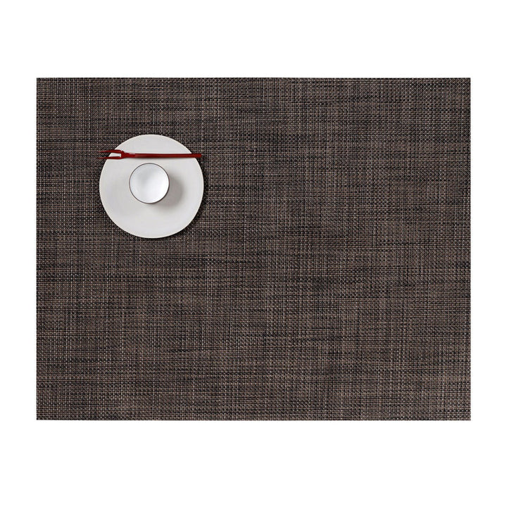Mini Basketweave Placemat in Dark Walnut
