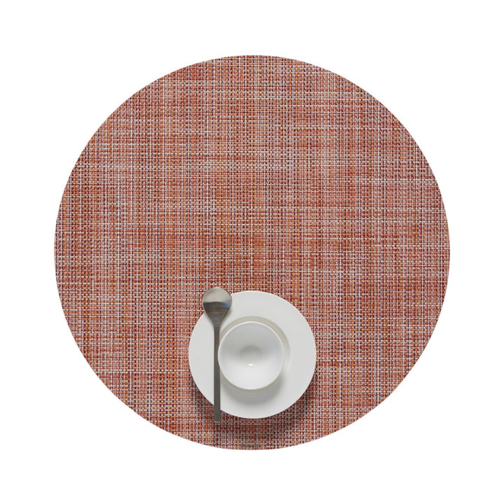 Mini Basketweave Placemat in Cinnamon