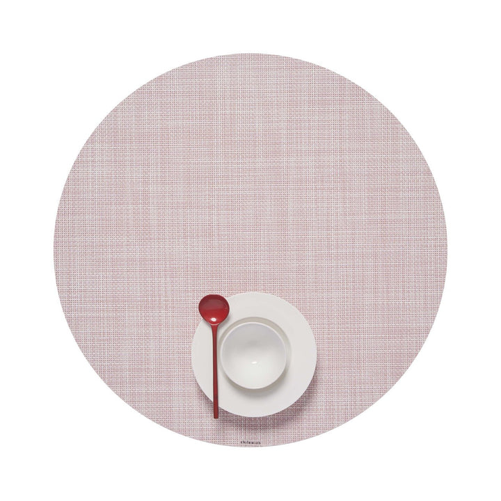 Mini Basketweave Placemat in Blush