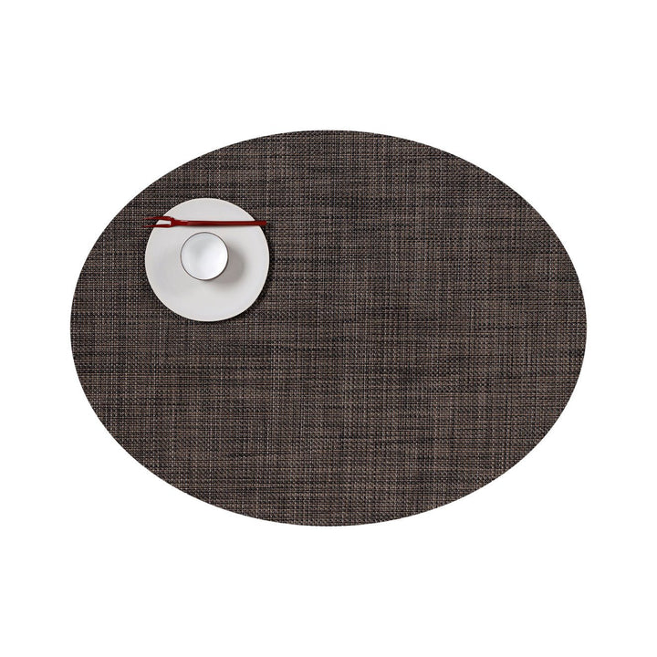 Mini Basketweave Placemat in Dark Walnut