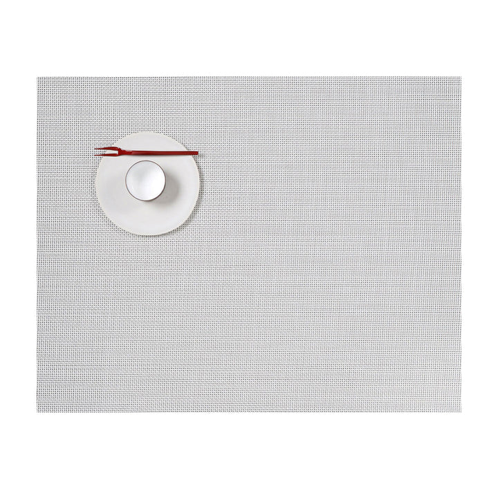 Mini Basketweave Placemat in White