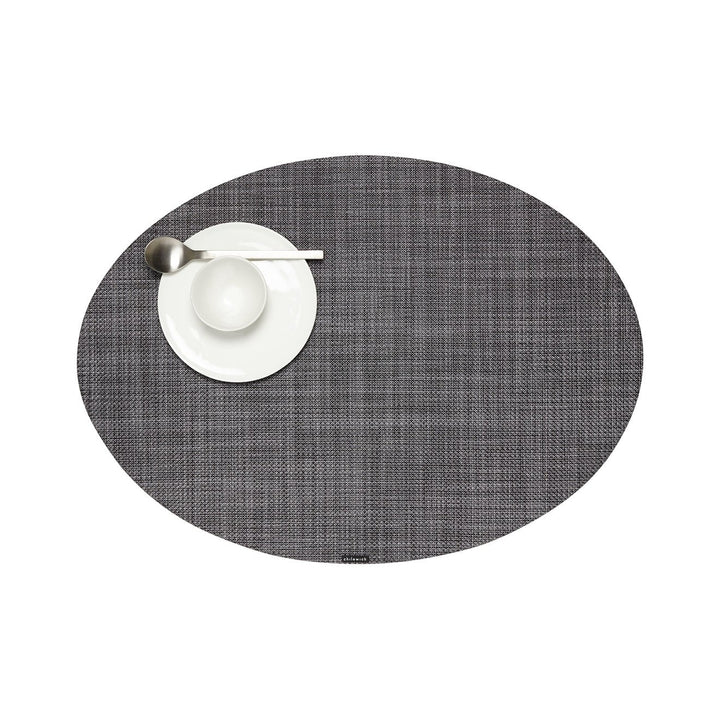 Mini Basketweave Placemat in Cool Grey