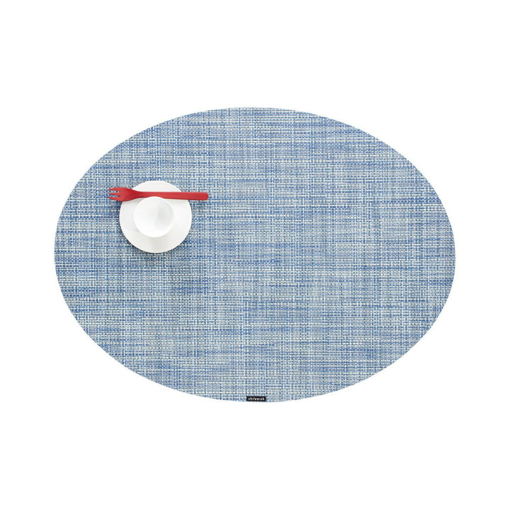 Mini Basketweave Placemat in Chambray