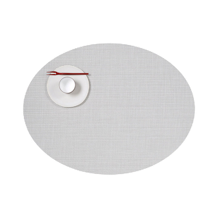 Mini Basketweave Placemat in White