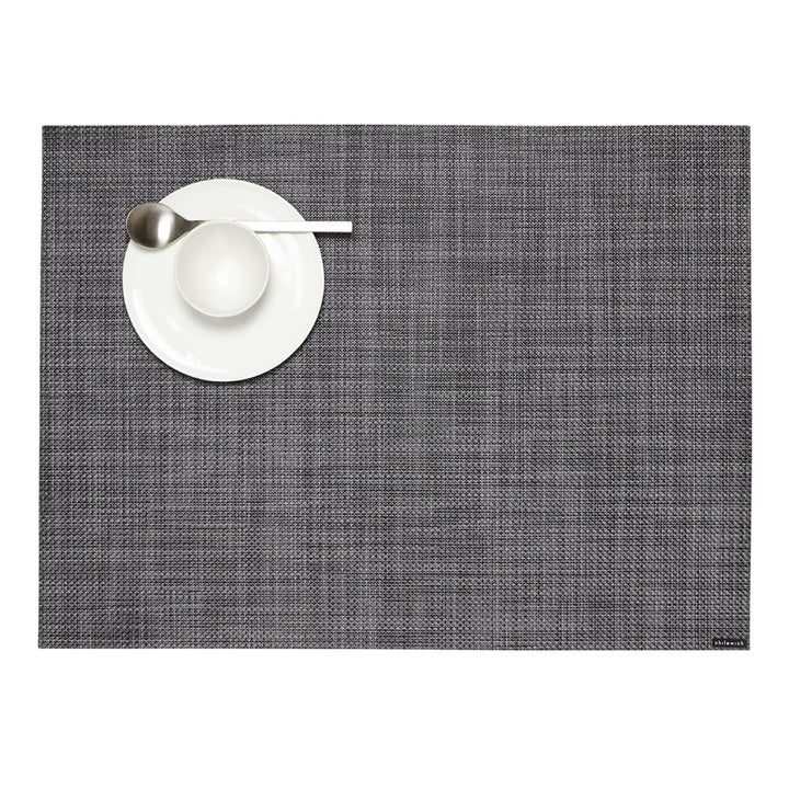 Mini Basketweave Placemat in Cool Grey