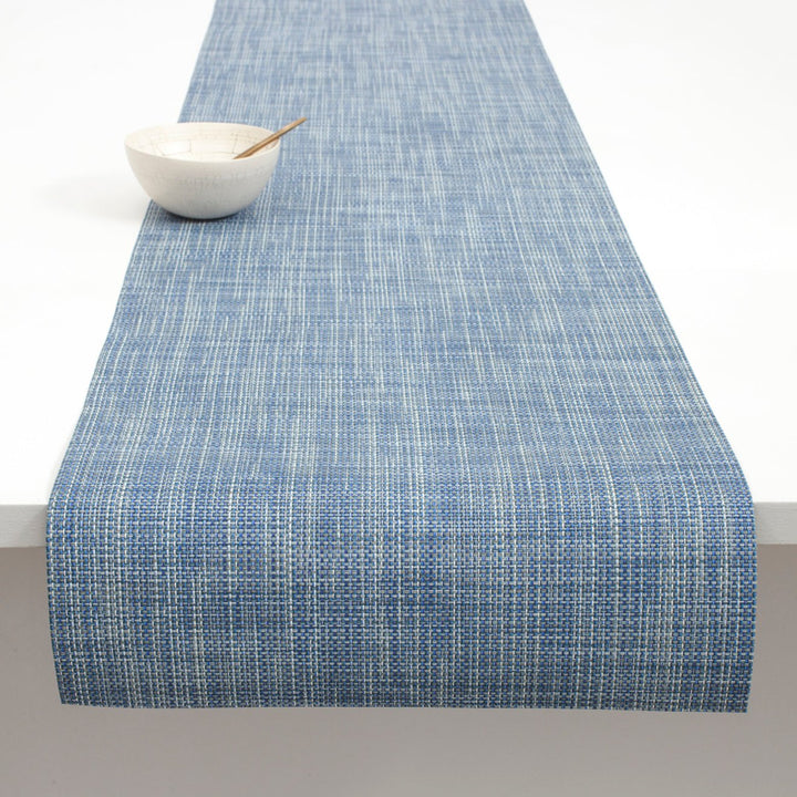 Mini Basketweave Table Runner in Chambray