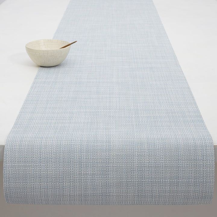 Mini Basketweave Table Runner in Sky