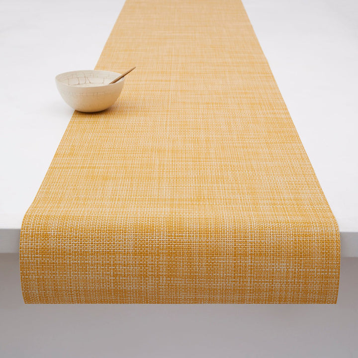 Mini Basketweave Table Runner in Ochre