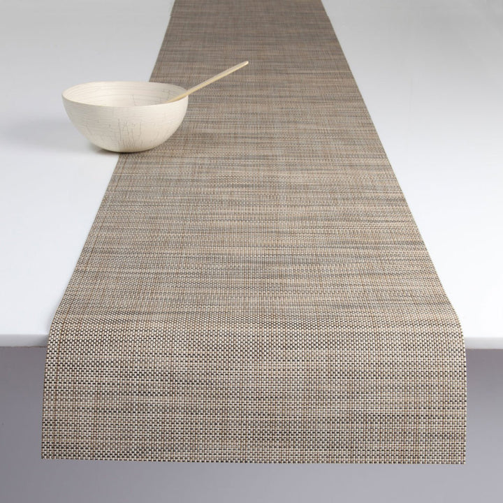 Mini Basketweave Table Runner in Linen