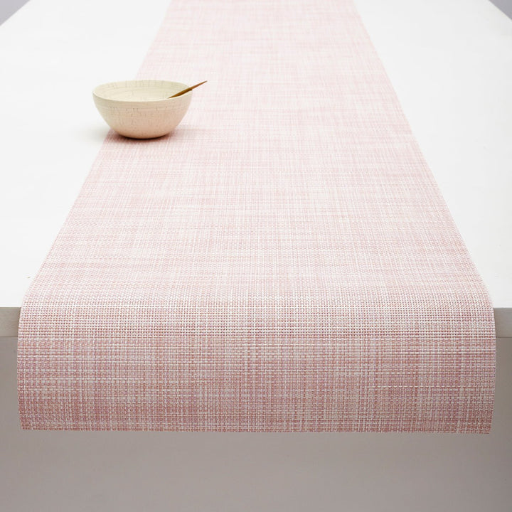 Mini Basketweave Table Runner in Blush