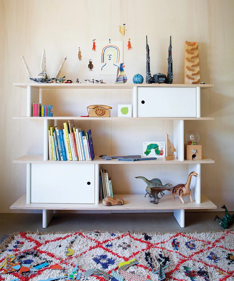 Mini Library - Oeuf - Kids + Baby - White/Birch - HORNE