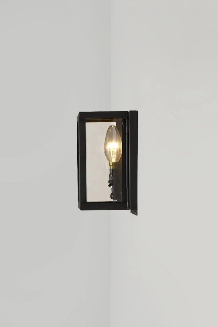 Miniature Box Wall Light - Davey Lighting Outdoor Lights - Clear - HORNE