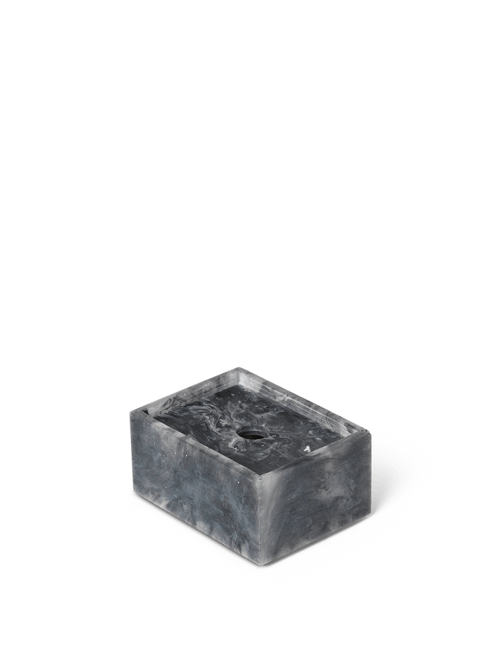 Mist Box - Ferm Living - Storage + Organization - 3.9" x 3" - Charcoal - HORNE