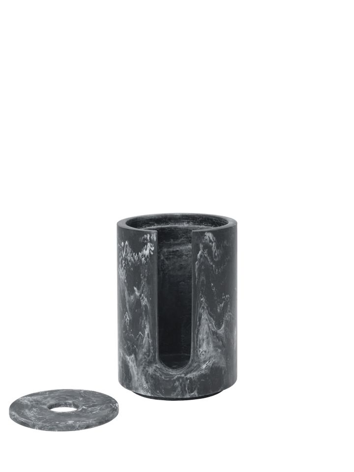 Mist Cotton Pad Holder - Ferm Living Storage + Organization - Sugar Kelp - HORNE