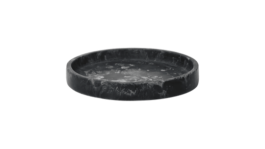 Mist Round Tray - Ferm Living Storage + Organization - Charcoal - Ø20 - HORNE
