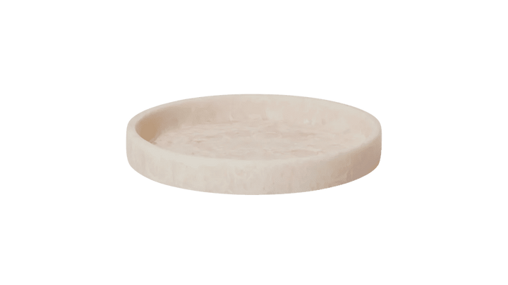 Mist Round Tray - Ferm Living Storage + Organization - Pearl - Ø20 - HORNE