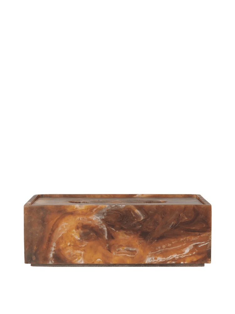 Mist Tissue Box - Ferm Living Storage + Organization - Charcoal - HORNE