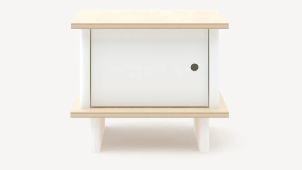 ML Nightstand - Oeuf Kids + Baby - White/Birch - HORNE