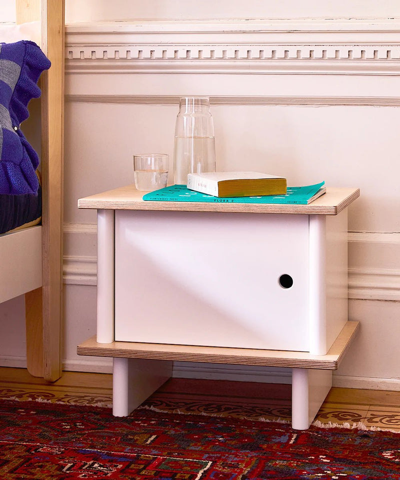 ML Nightstand - Oeuf Kids + Baby - White/Birch - HORNE