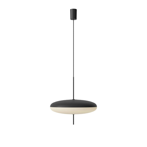 Model 2065 Pendant - Astep Pendants - Black & White Diffuser - Black Cable - HORNE