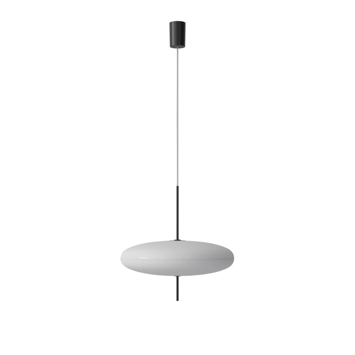 Model 2065 Pendant - Astep Pendants - Black & White Diffuser - Black Cable - HORNE
