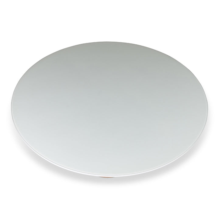 Mona Lacquered Glass Round Dining Table - Urbia Tables - Off White Nevoa - HORNE