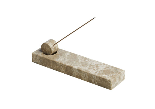 Monolith Incense Holder - Light brown - Woud Decor - HORNE