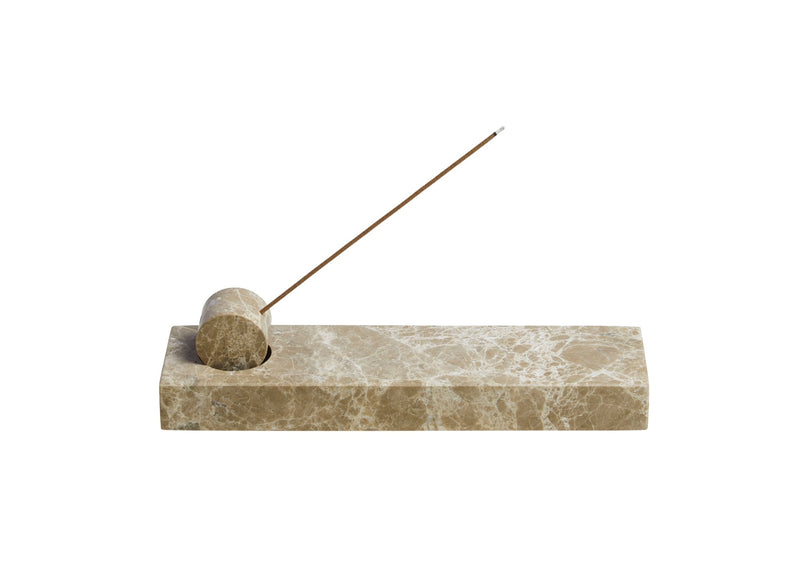Monolith Incense Holder - Light brown - Woud Decor - HORNE